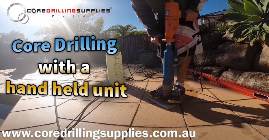 Core Drilling with a hand held unit